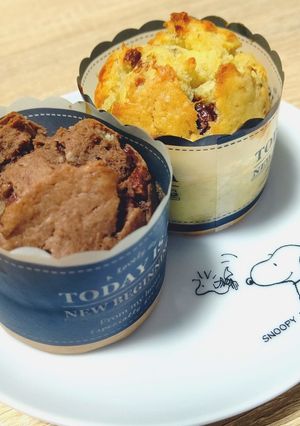 洋酒でしっとり☆２味チョコバナナフィン-レシピのメイン写真