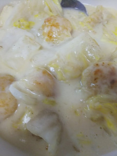 簡単中華・白菜と帆立貝のクリーム煮-レシピのメイン写真