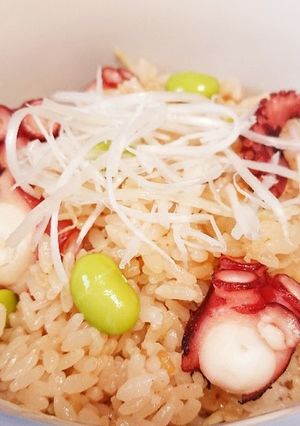 枝豆＆針生姜が効いてる☆俺のタコ飯-レシピのメイン写真
