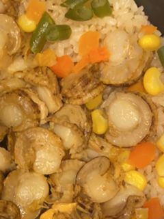 ホタテの醤油バター炊き込みご飯-レシピのメイン写真