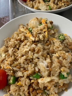 納豆オクラチャーハン-レシピのメイン写真