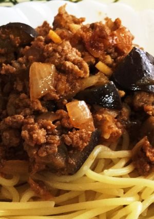 お肉たっぷり！ランチに簡単絶品パスタ♡-レシピのメイン写真