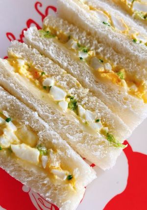 チーズとろける卵のサンドイッチ-レシピのメイン写真