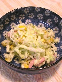 キャベツとコーンのサラダ-レシピのメイン写真