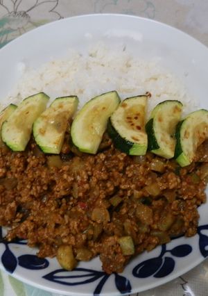 ズッキーニとなすのドライカレー-レシピのメイン写真