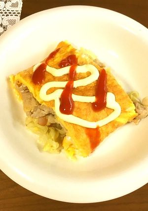 簡単　とんぺい焼き-レシピのメイン写真