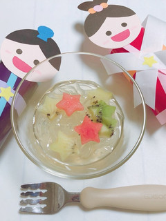 七夕デザート☆フルーツところてん-レシピのメイン写真