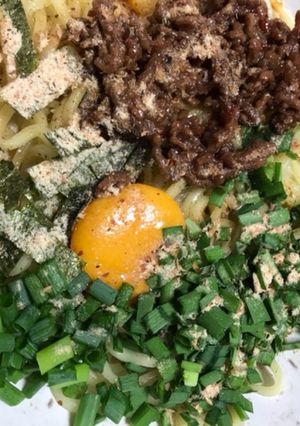 台湾風まぜそば-レシピのメイン写真