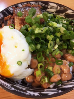 レンチンのみ簡単!鯖缶でごちそう納豆ご飯-レシピのメイン写真