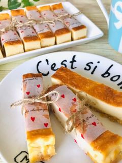 しっかり固めのベイクドチーズケーキ!-レシピのメイン写真