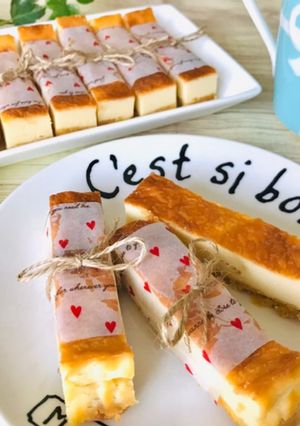 しっかり固めのベイクドチーズケーキ！-レシピのメイン写真
