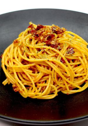 腎臓内科医考案減塩麻辣畑の肉みそパスタ-レシピのメイン写真