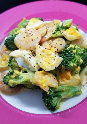 エビとブロッコリーのカレーマヨネーズ和え-レシピのメイン写真