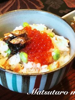 贅沢な鮭と帆立の炊き込みご飯-レシピのメイン写真