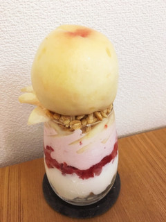 ダイエット桃パフェ-レシピのメイン写真