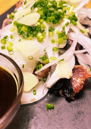 男飯★ガスコンロで炙り！親父かつおたたき-レシピのメイン写真