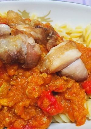 汁なしスープパスタ-レシピのメイン写真