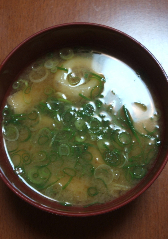 ちくわ☆油揚げ☆ネギのお味噌汁-レシピのメイン写真