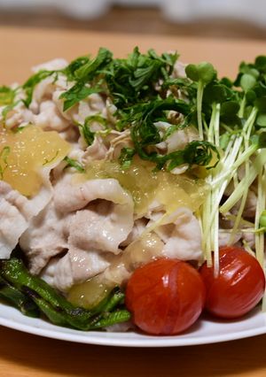 【ソレダメ】日本料理店の冷しゃぶ-レシピのメイン写真