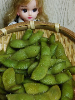 リカちゃん♡畑の枝豆茹でました*塩まぶし-レシピのメイン写真