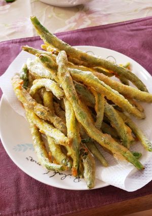 いんげん豆の天ぷら　カレー風味-レシピのメイン写真