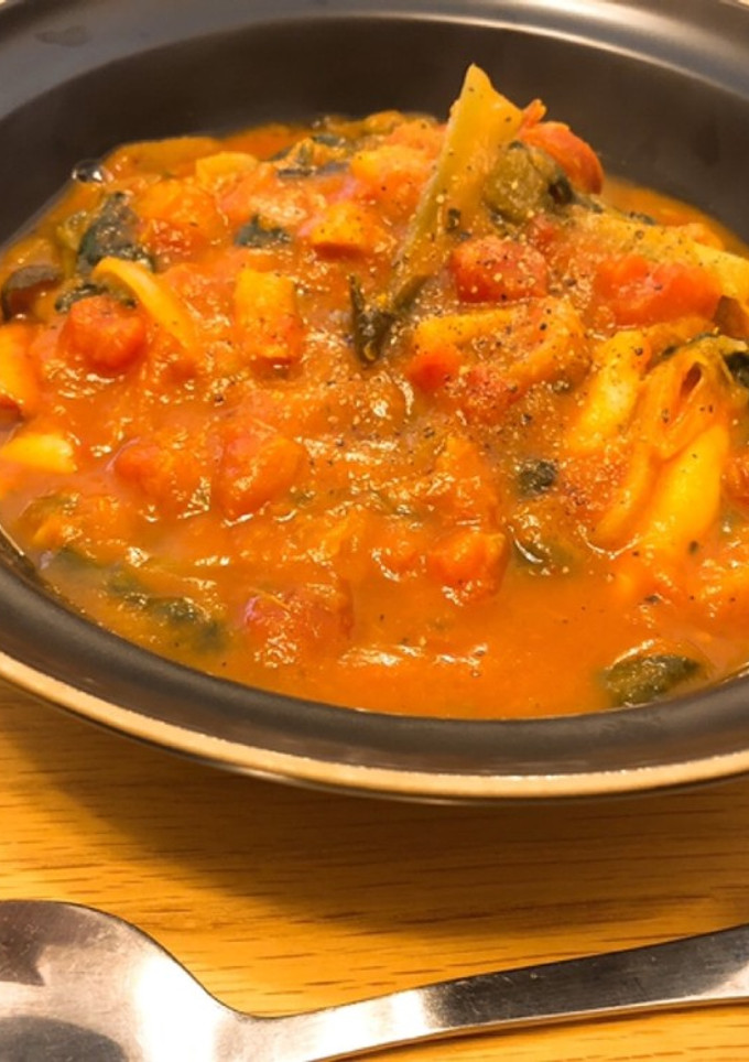 かぼちゃとトマトのスープ-レシピのメイン写真