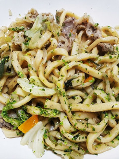 男飯☆レンジで簡単『ヘルシー焼うどん』-レシピのメイン写真