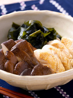黒あわび茸と鶏ささみの酢の物-レシピのメイン写真