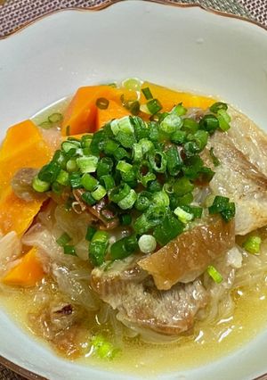 夏にサッパリ・豚肩ロースの梅肉煮-レシピのメイン写真