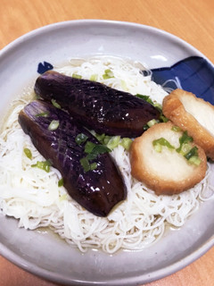 さっぱりランチに!なすそうめん-レシピのメイン写真