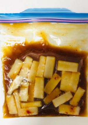 【下味冷凍】イカのピリ辛炒め-レシピのメイン写真
