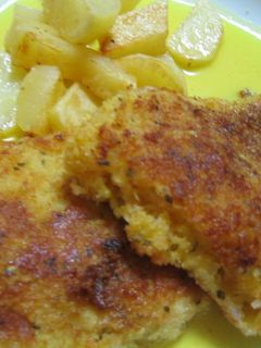 カレイのパン粉焼き(カレーソース添え)-レシピのメイン写真