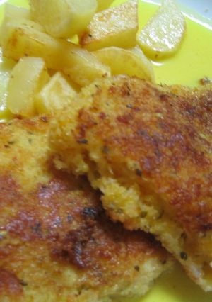 カレイのパン粉焼き(カレーソース添え)-レシピのメイン写真