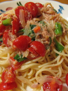 ☆トマトとツナの冷たいパスタ☆-レシピのメイン写真