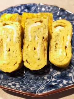 離乳食後期〜完了期 青のりの卵焼き-レシピのメイン写真