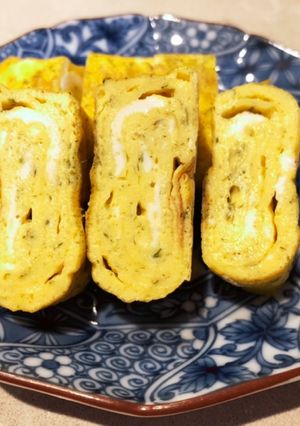 離乳食後期〜完了期　青のりの卵焼き-レシピのメイン写真