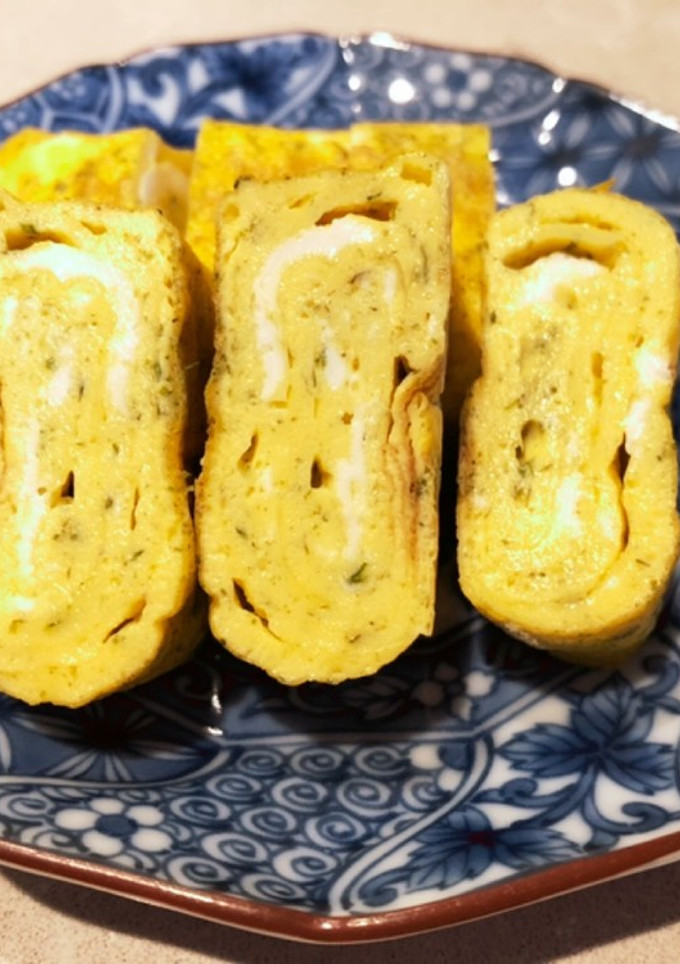 離乳食後期〜完了期　青のりの卵焼き-レシピのメイン写真