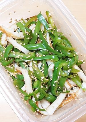 ポンのピー竹のきんぴら(レンジver.)-レシピのメイン写真