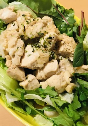 鶏むね肉のサイコロ炒め●和風おろしソース-レシピのメイン写真