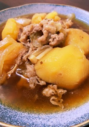 具材ゴロゴロ！圧力鍋で簡単肉じゃが-レシピのメイン写真