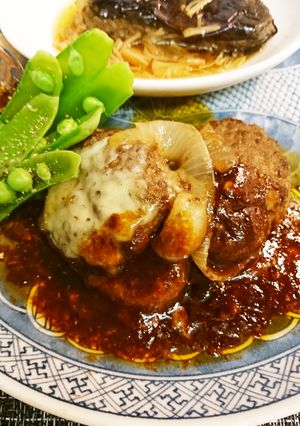 オニオンハンバーグ-レシピのメイン写真