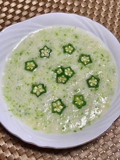 オクラと長芋のネバネバ冷製スープ-レシピのメイン写真