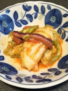 美味!いかの塩辛で作るキャベツキムチ-レシピのメイン写真