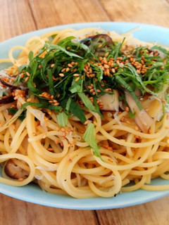 じゃこと椎茸の和風パスタ-レシピのメイン写真