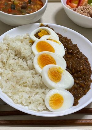 簡単キーマカレー　-レシピのメイン写真