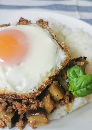 大豆ミートで簡単ガパオライス-レシピのメイン写真