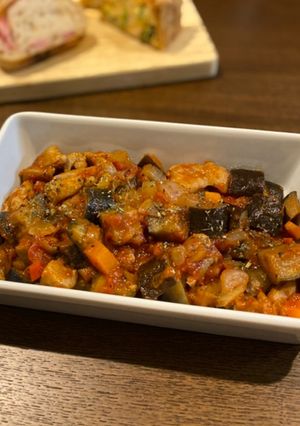 Staubで無水！チキンラタトゥイユ♫-レシピのメイン写真