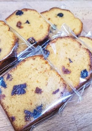 イチジクとプラムのカラメルパウンドケーキ-レシピのメイン写真