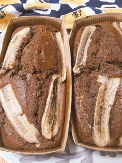 チョコバナナパウンドケーキ【HM使用】-レシピのメイン写真