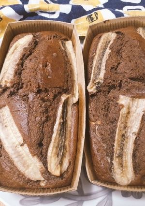 チョコバナナパウンドケーキ【HM使用】-レシピのメイン写真